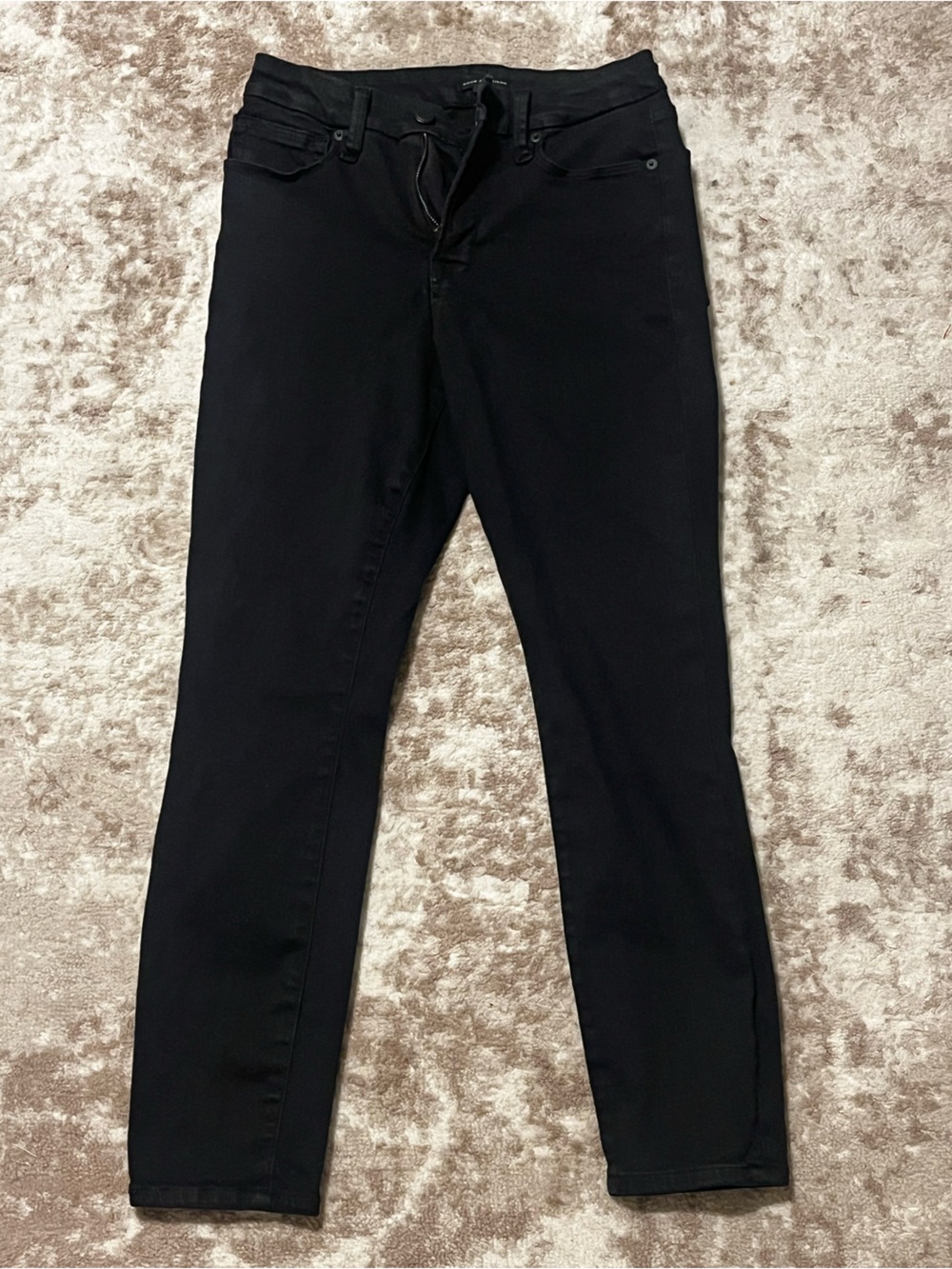 Good American Women's Jeans Size 2 / 26 Black Skinny Stretch Denim